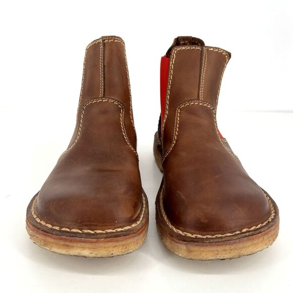 Duckfeet ROSKILDE Chelsea Boots Cocoa/Red EU SIZE 41 (US 8.5) NIB main image 13